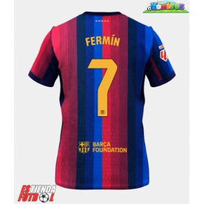 Barcelona Fermin Lopez #7 Primera Equipación 2026-27 Manga Corta